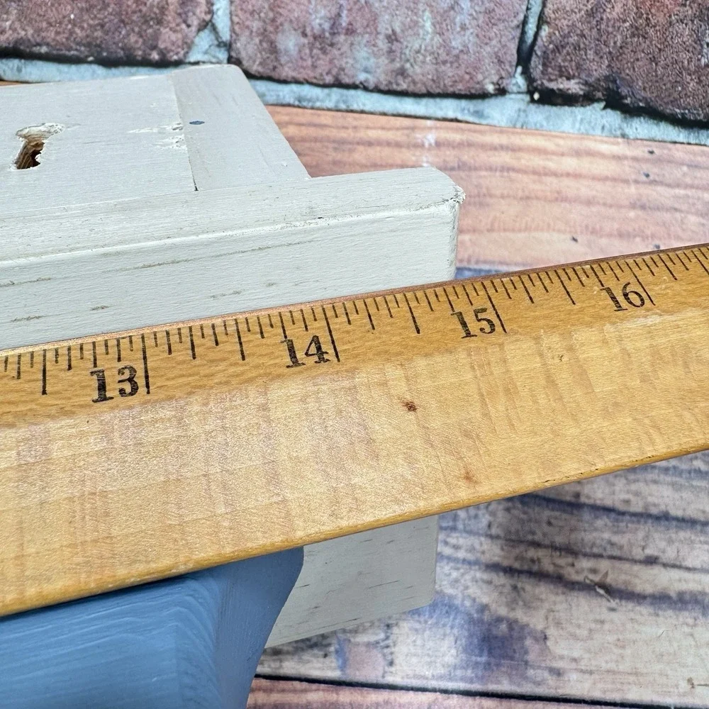 Vintage Wooden Sewing Thread Spool Holder Shelf Cottage Core Grannycore Country